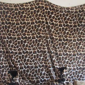 Faux Fur Throw Blanket Leopard & house shose